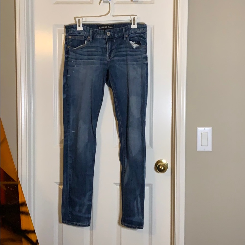 Express Stella skinny low rise, size 6